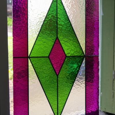 green and purple diamond custom design llw