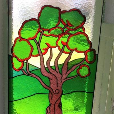 tree of life custom leadlight llw