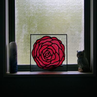 rose head leadlight llw